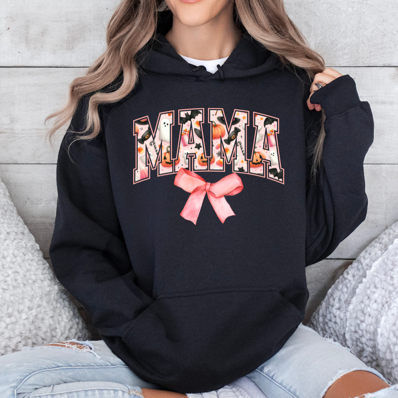 Spooky Mama – Halloween Fun for the Chic & Cozy Mama Hoodie