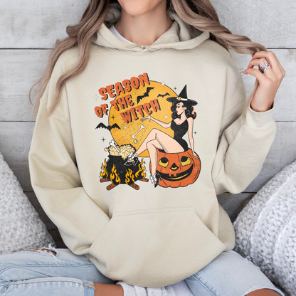 Season of the Witch Hoodie – Retro & Spooky Halloween Vibes Hoodie