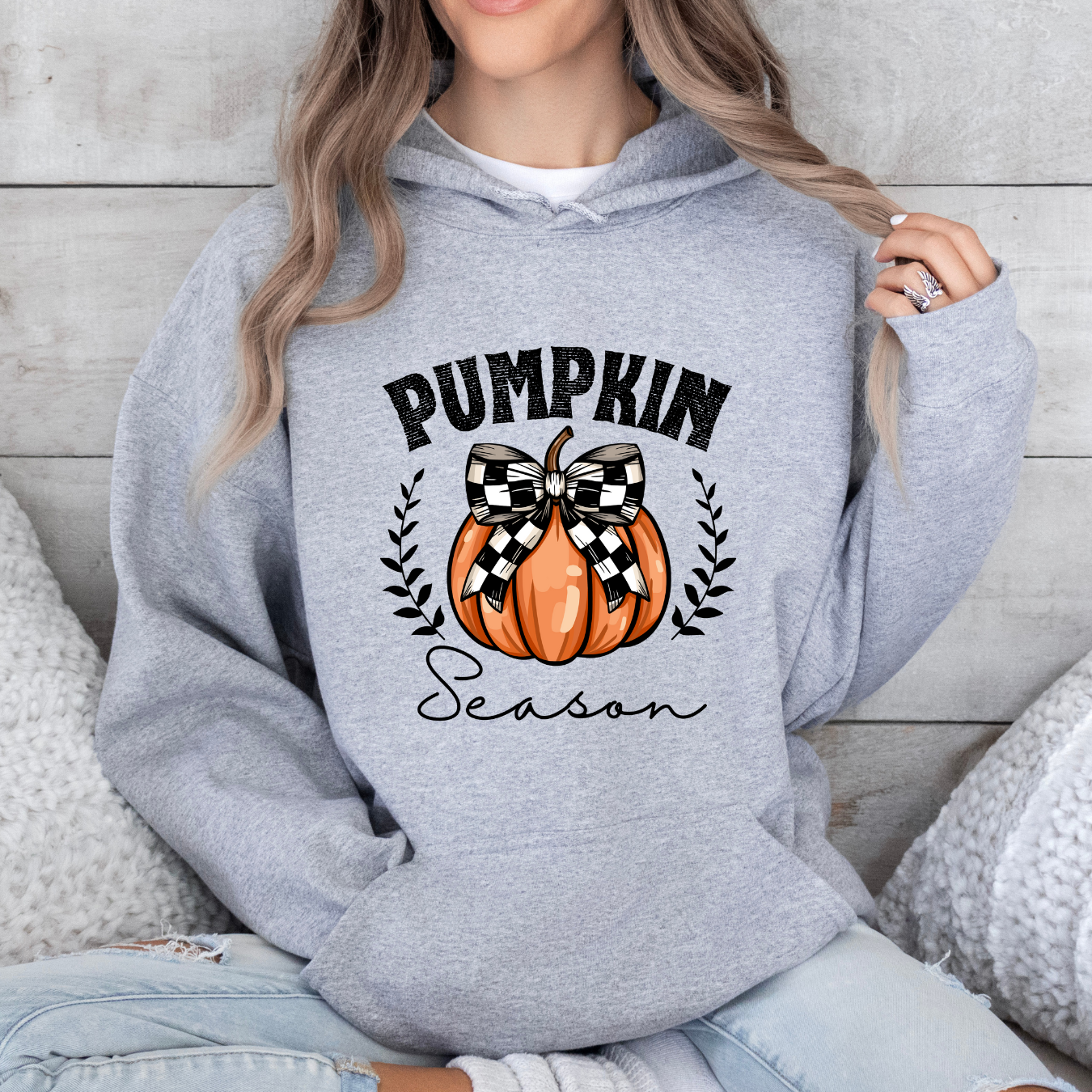 Pumpkin Season Hoodie – Cozy & Classic Fall Style Hoodie