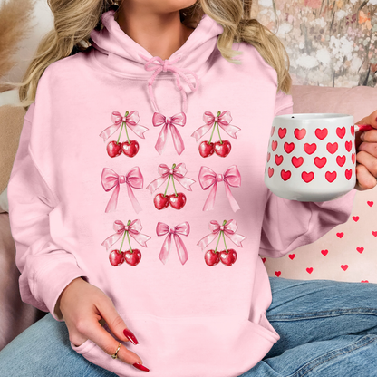 Sweet Cherry Bows Hoodie