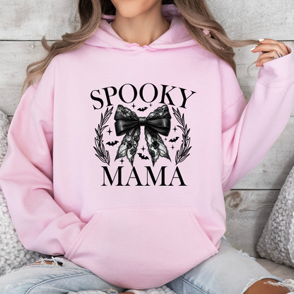 Spooky Mama – Chic & Haunted Halloween Style Hoodie