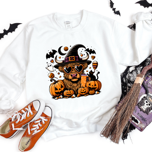 Halloween Cow Sweatshirt