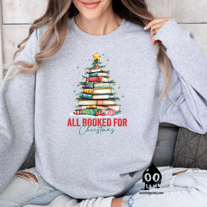 All Booked for Christmas Sweatshirt