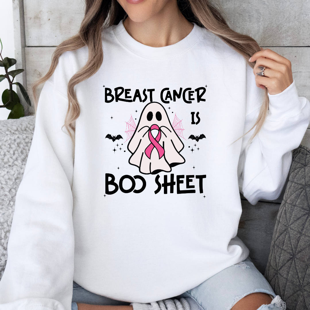 Cancer is Boo Sheet Sweatshirt