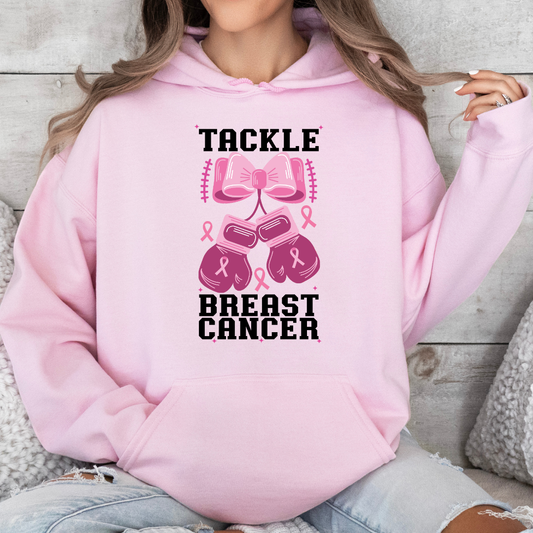 'Tackle Cancer' Boxing Gloves Hoodie