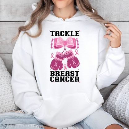 'Tackle Cancer' Boxing Gloves Hoodie