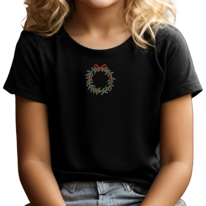 Kids Christmas Wreath Embroidery