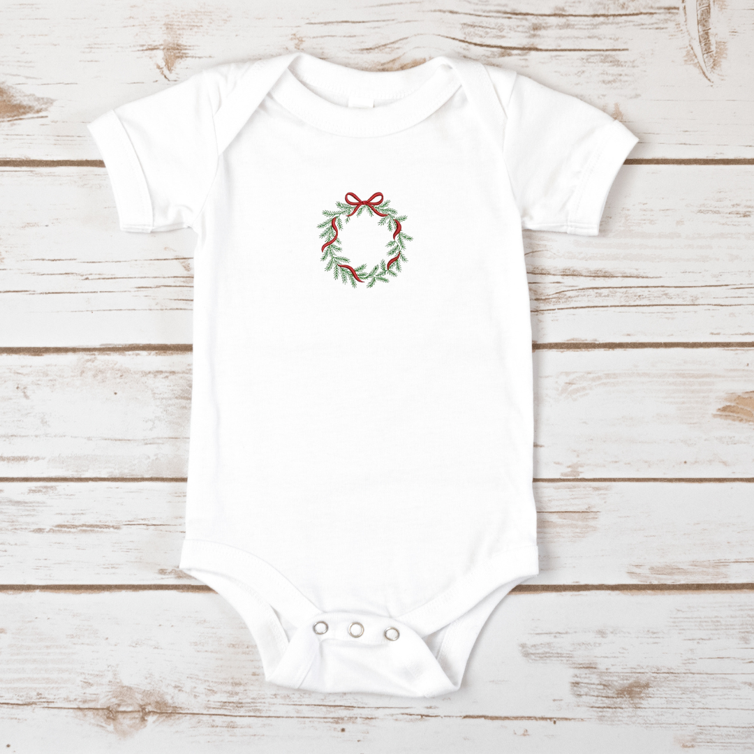 Kids Christmas Wreath Embroidery