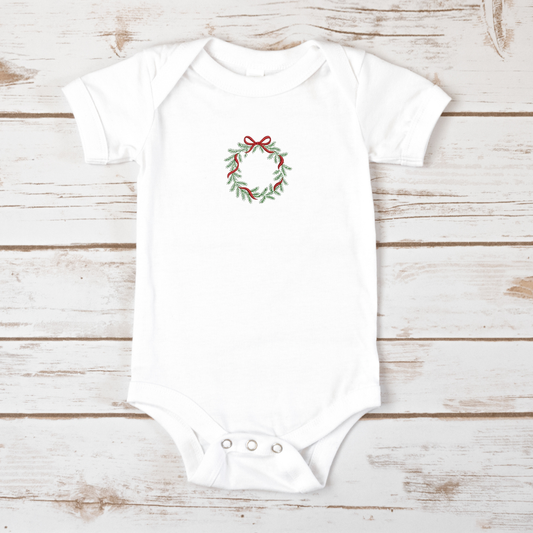 Kids Christmas Wreath Embroidery