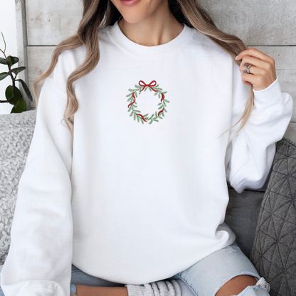 Christmas Wreath Embroidery