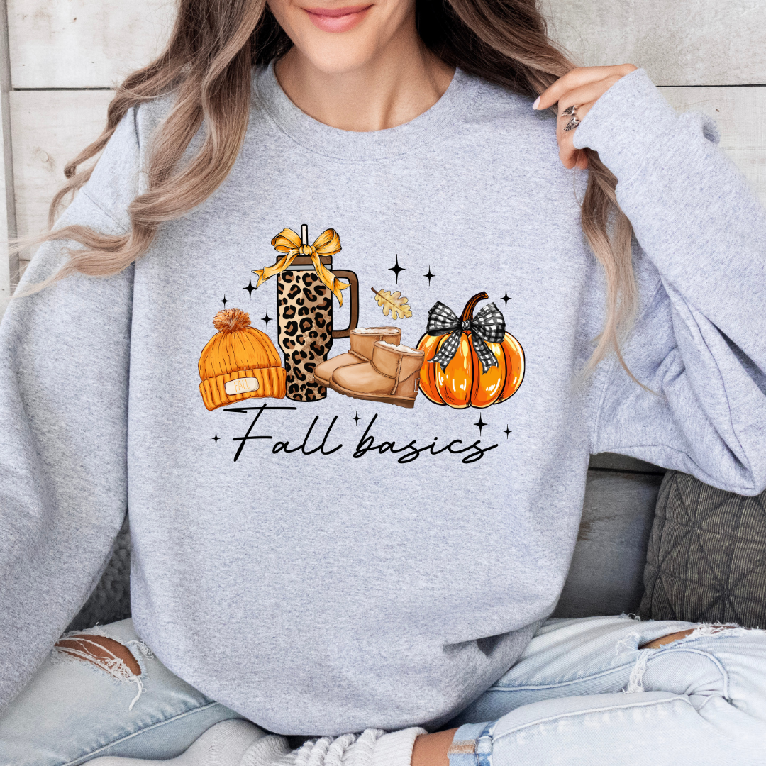 Fall Basics Sweatshirt – Cozy & Chic Autumn Essentials Sweatshirt