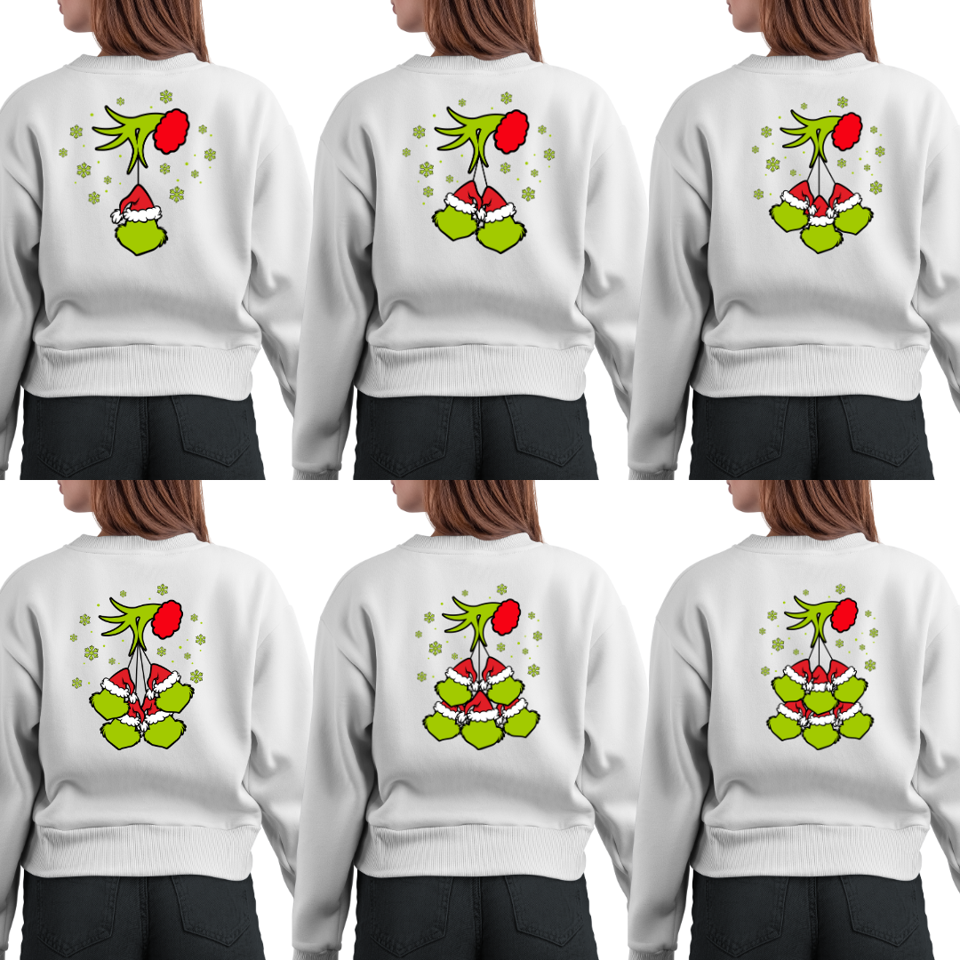 Custom 'Mama' Grinchy Themed Sweatshirt