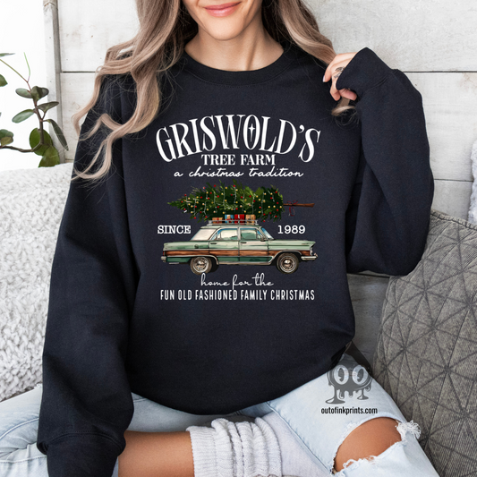 Family Christmas Tree Farm Sweatshirt