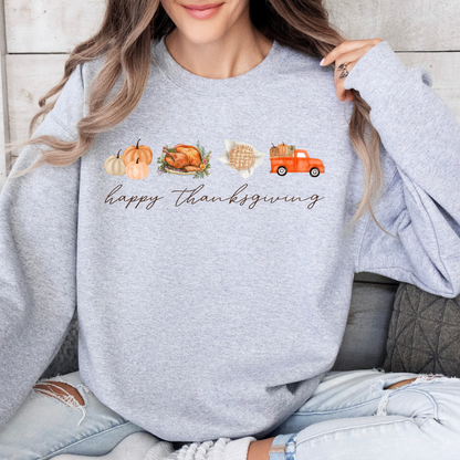 Happy Thanksgiving Favorites Sweatshirt