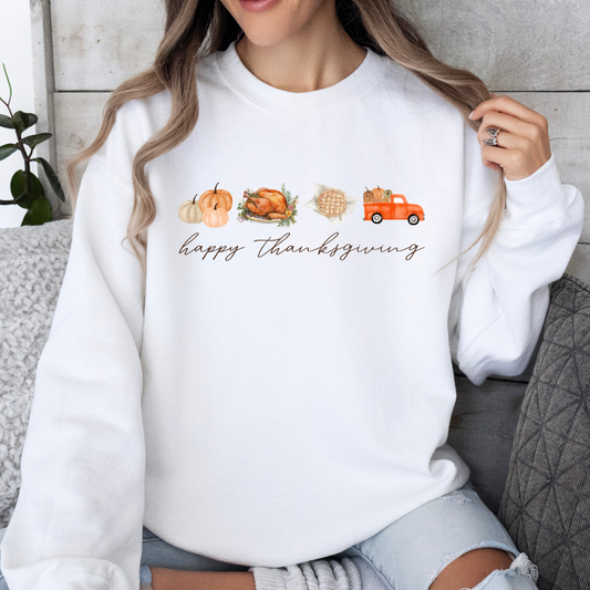 Happy Thanksgiving Favorites Sweatshirt