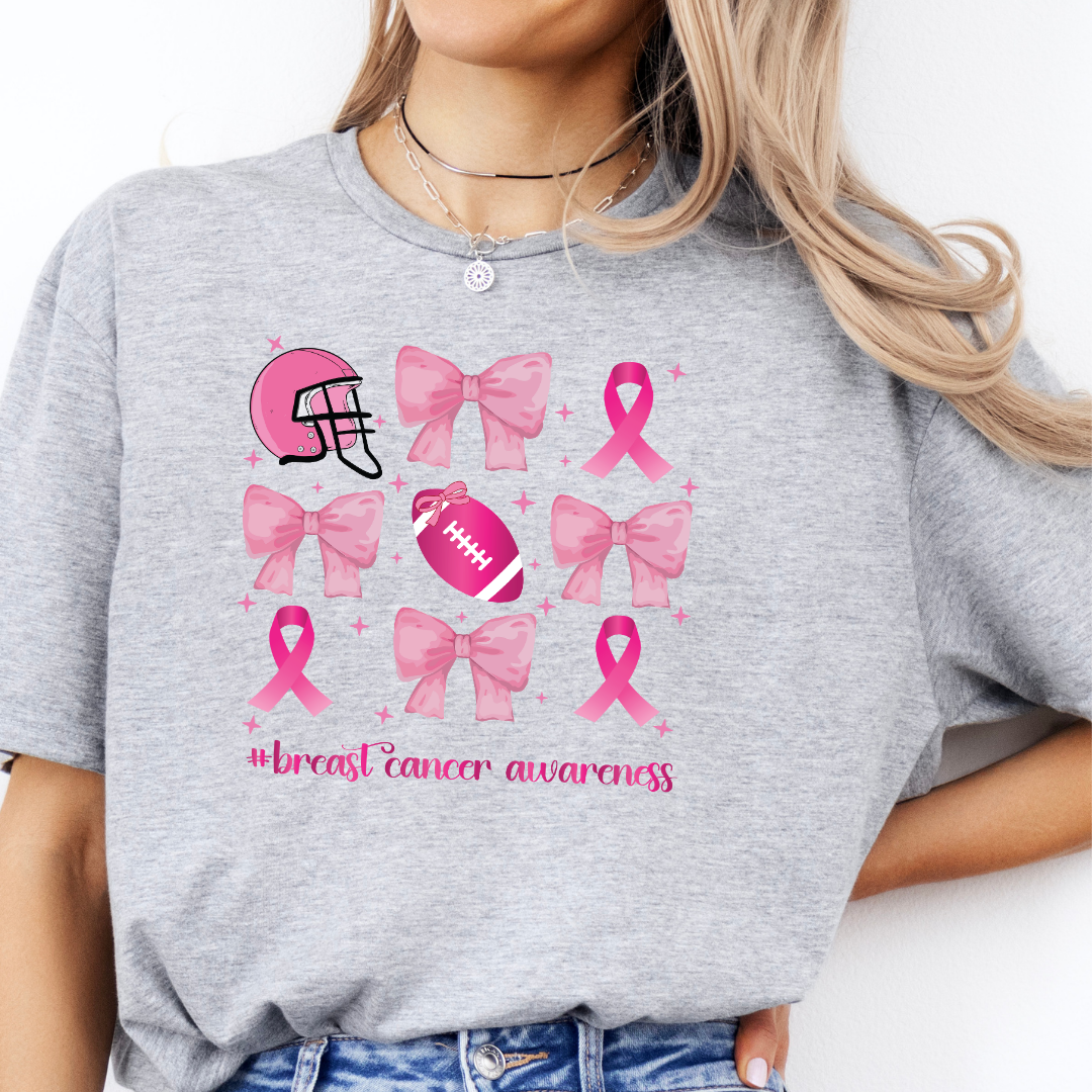 October Football & Bows T-Shirt