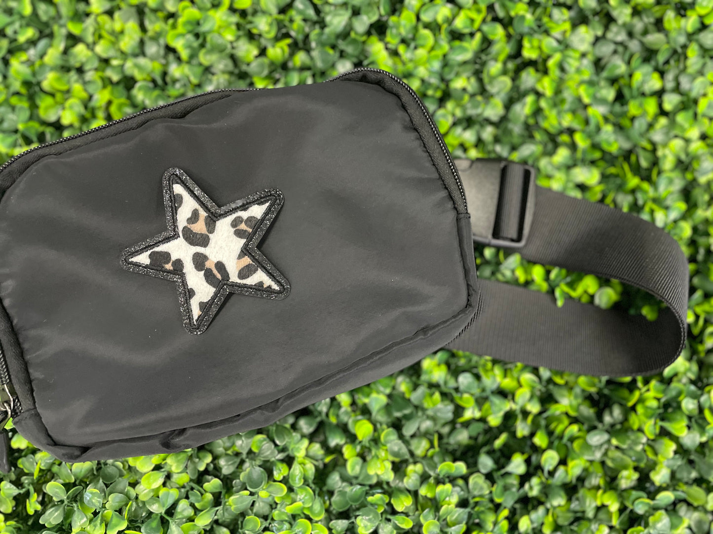Leopard Print Star Patch