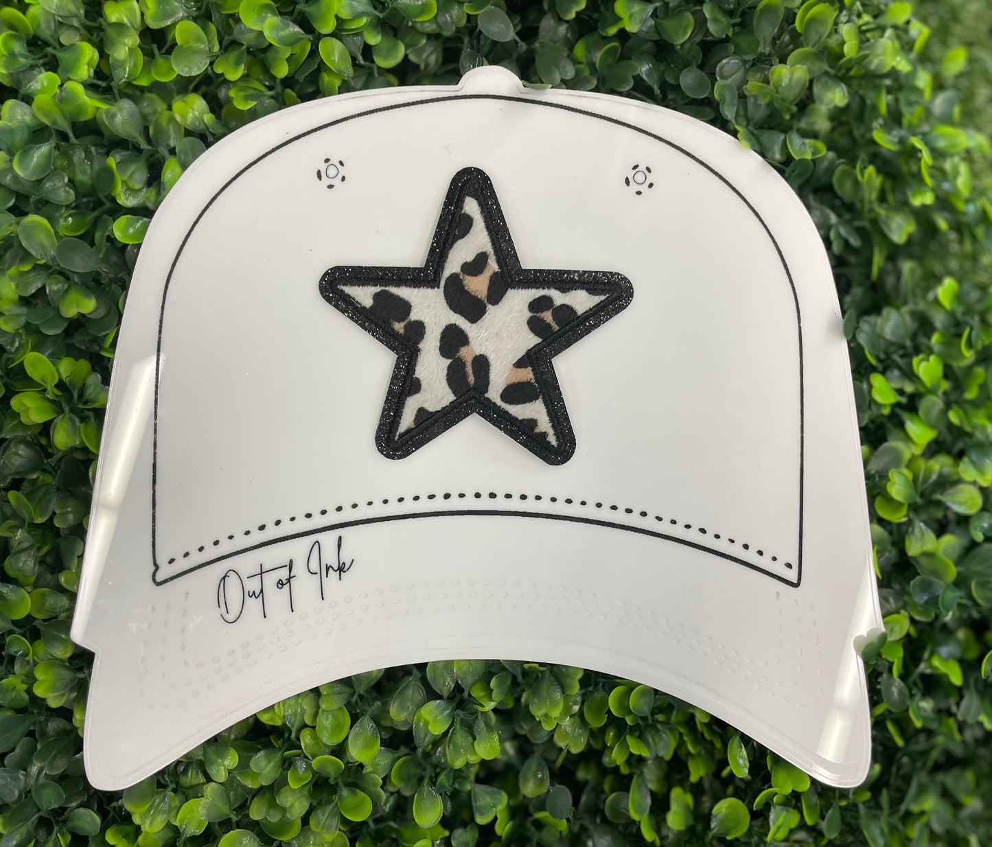 Leopard Print Star Patch