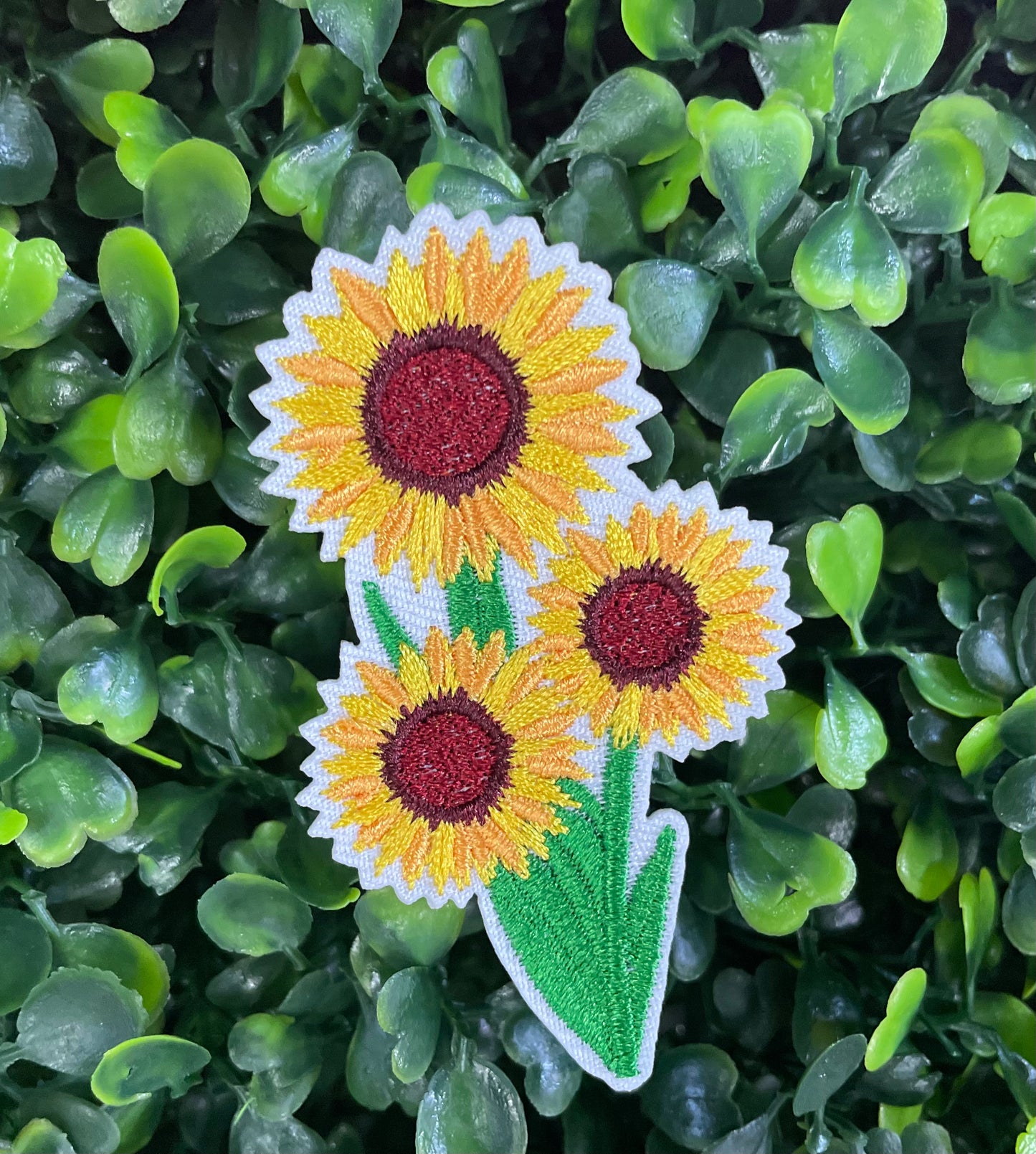 Sunflower Bouquet Embroidered Patch