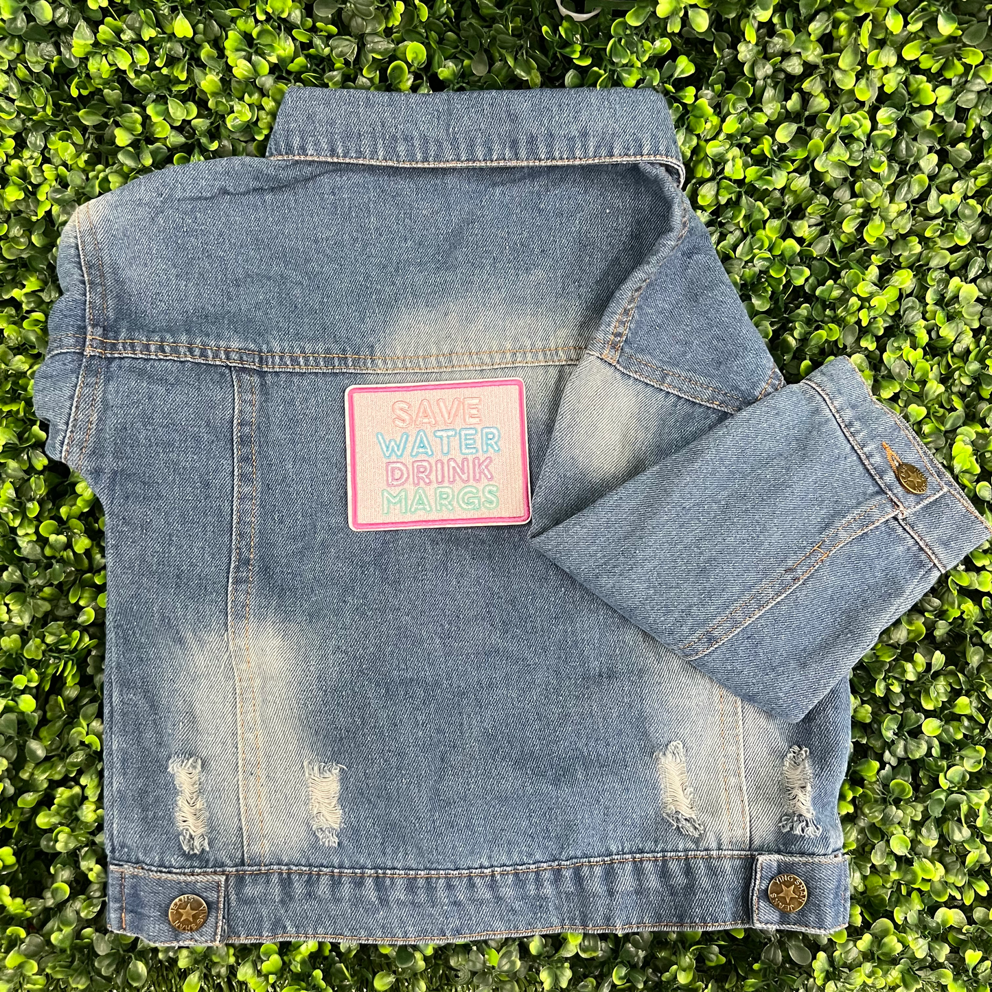 Save Water Drink Margs Embroidered Patch