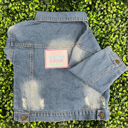 Save Water Drink Margs Embroidered Patch