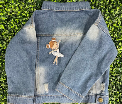 Little Ballerina Embroidered Patch