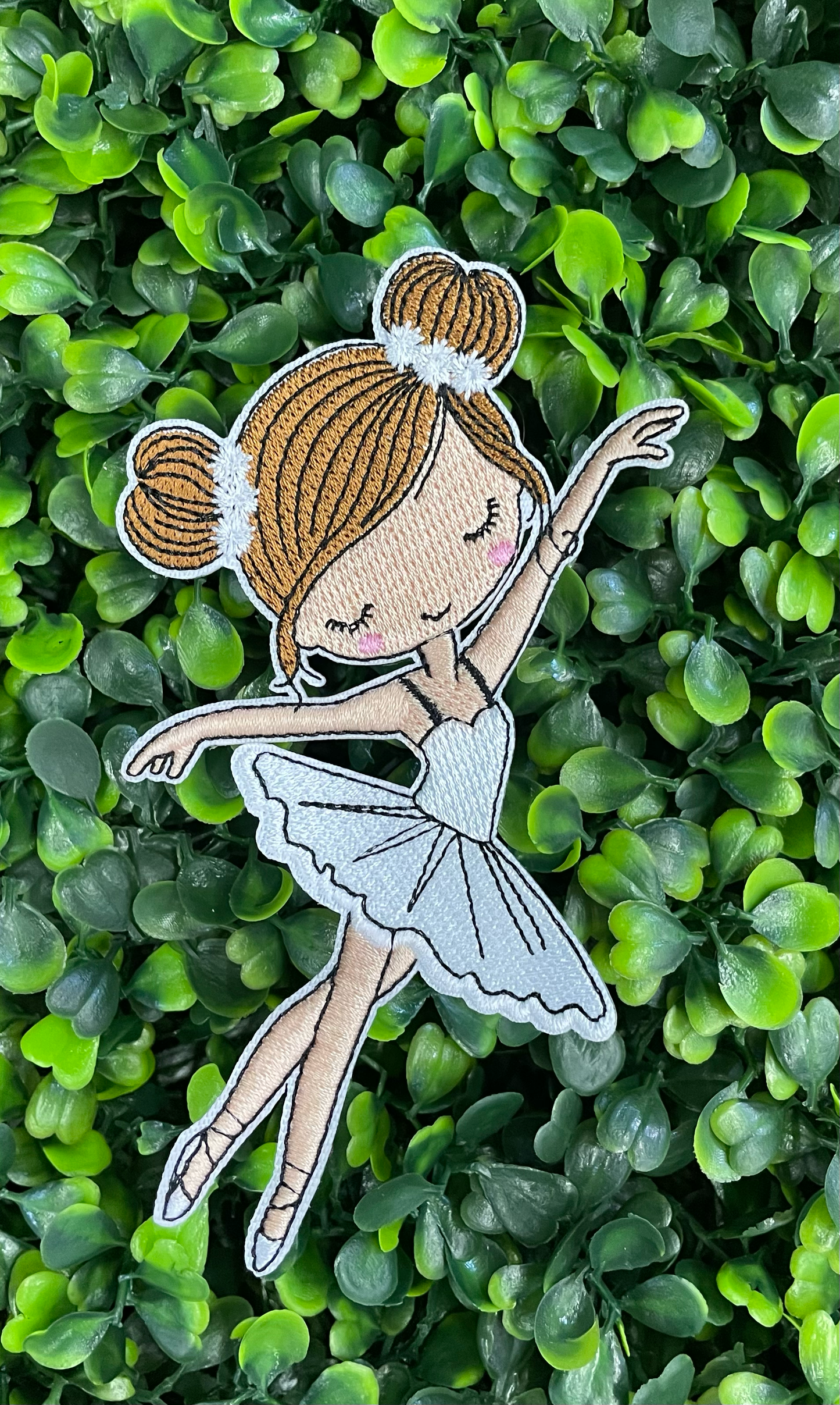 Little Ballerina Embroidered Patch
