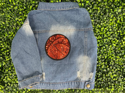 Basketball Sequins Patch