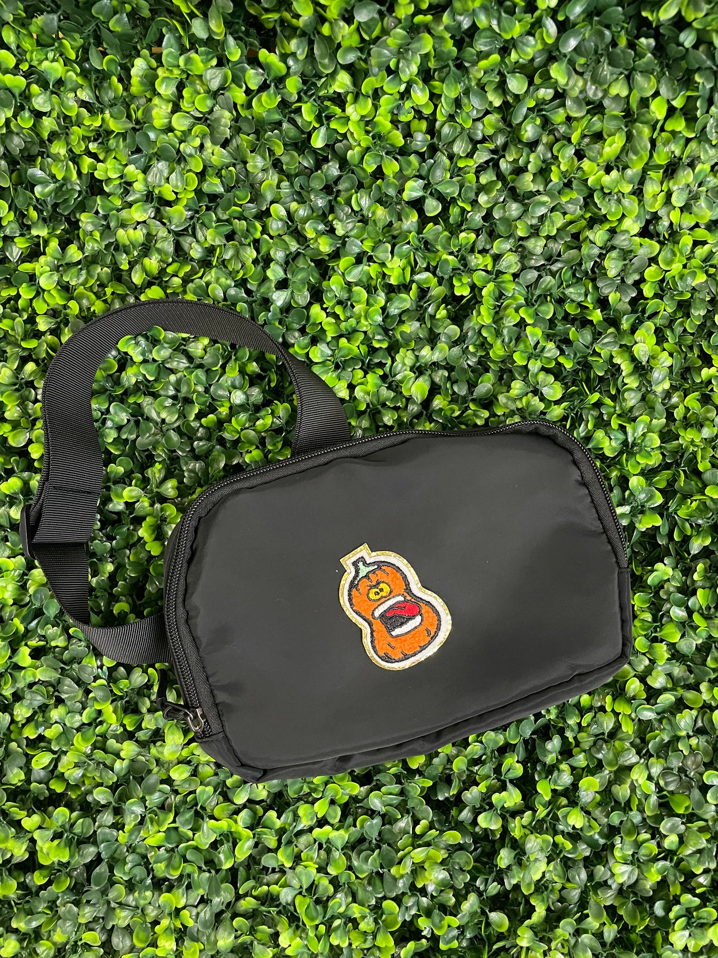 Silly Pumpkin Embroidered Patch