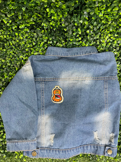 Silly Pumpkin Embroidered Patch