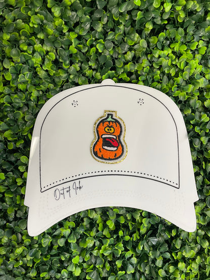 Silly Pumpkin Embroidered Patch