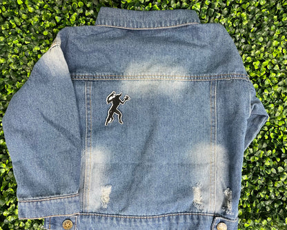 Werewolf Silhouette Embroidered Patch