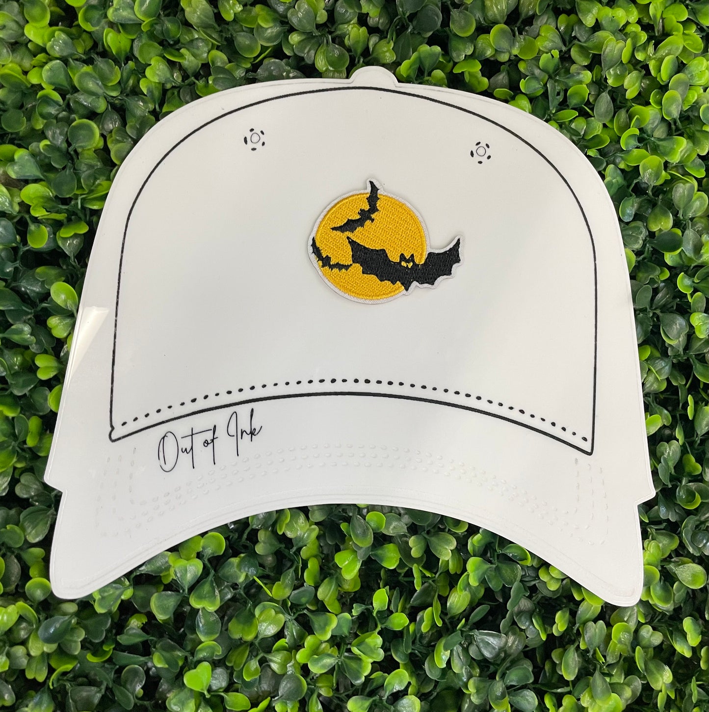 Batty Moon Halloween Embroidered Patch
