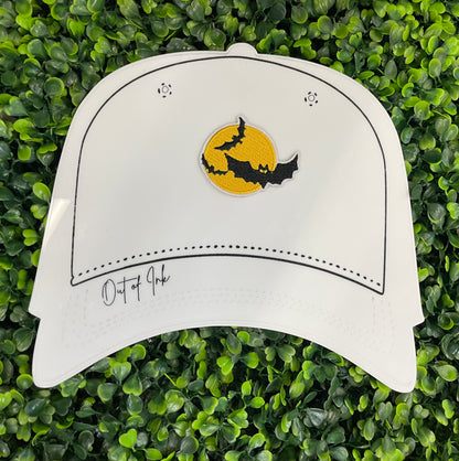 Batty Moon Halloween Embroidered Patch