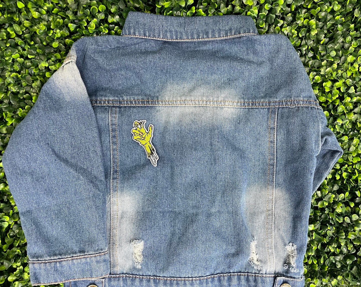 Zombie Hand Embroidered Patch