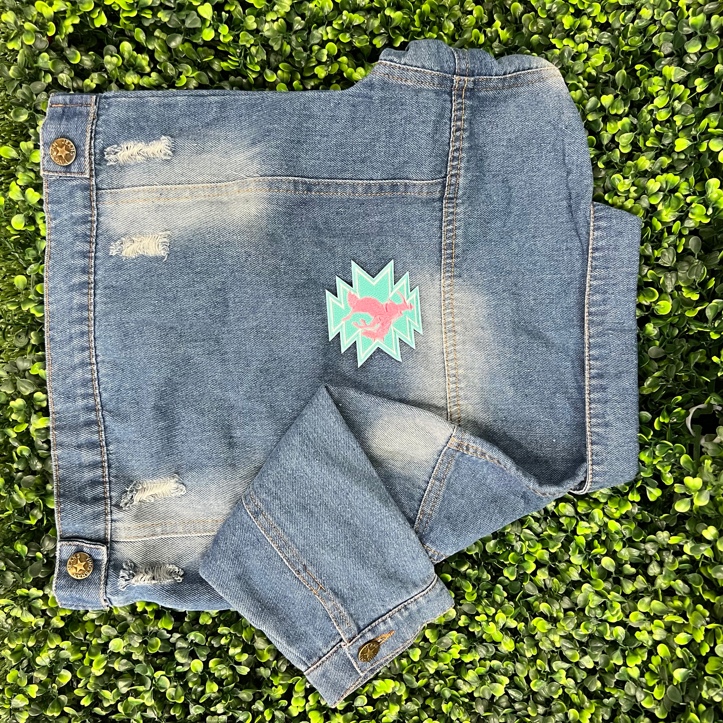 Pink Pony Rodeo Cowboy Patch
