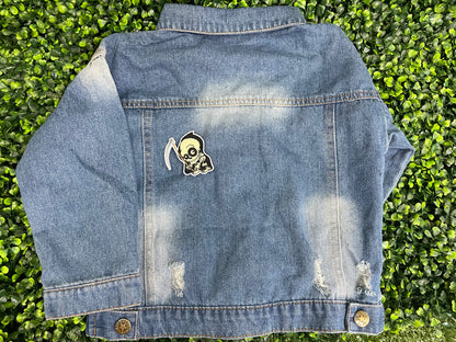 Grim Reaper Embroidered Patch