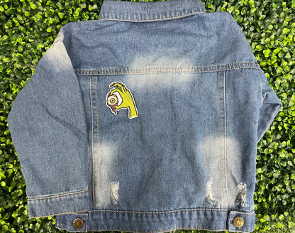 Zombie Hand with Eyeball Embroidered Patch