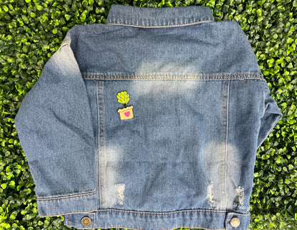 Coquette Succulent Embroidered Patch