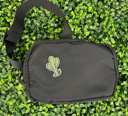 Green Cactus Embroidered Patch