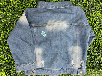 Tiny Heart Cactus Embroidered Patch