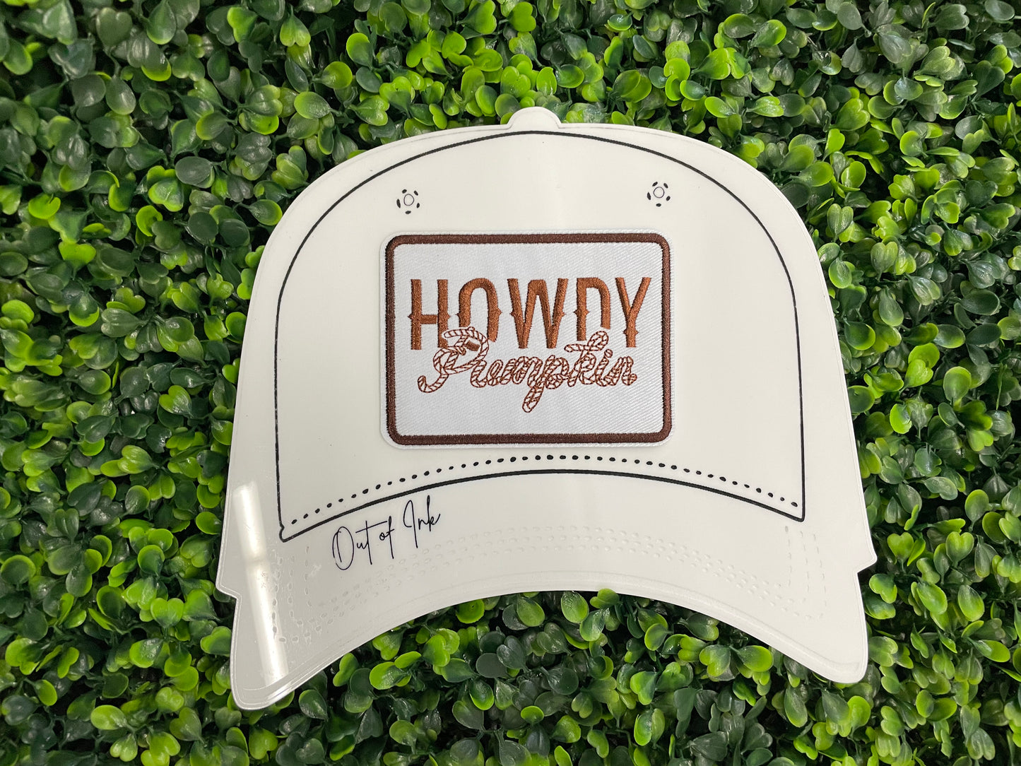 Howdy Pumpkin Embroidered Patch