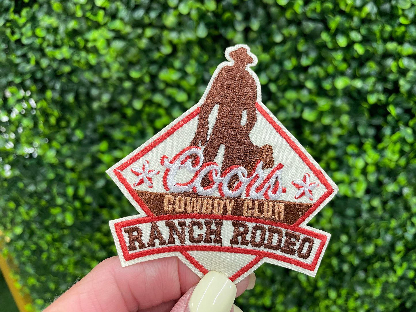 Coors Cowboy Club Ranch Rodeo Embroidered Patch