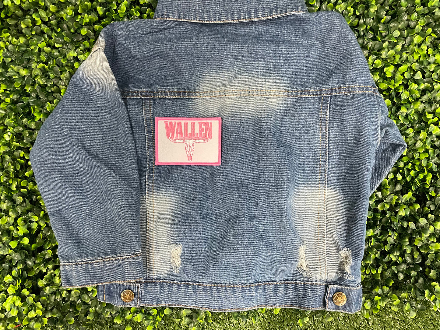 "Wallen" Nashville Pink Embroidered Patch
