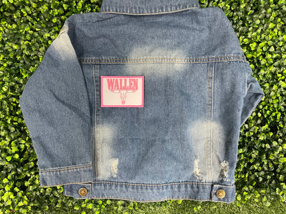 "Wallen" Nashville Pink Embroidered Patch