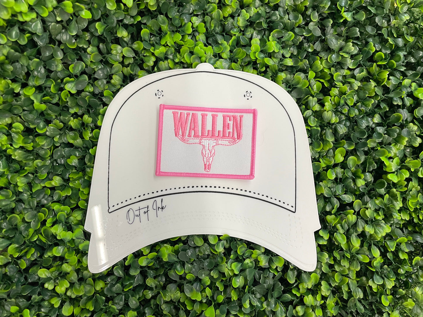 "Wallen" Nashville Pink Embroidered Patch