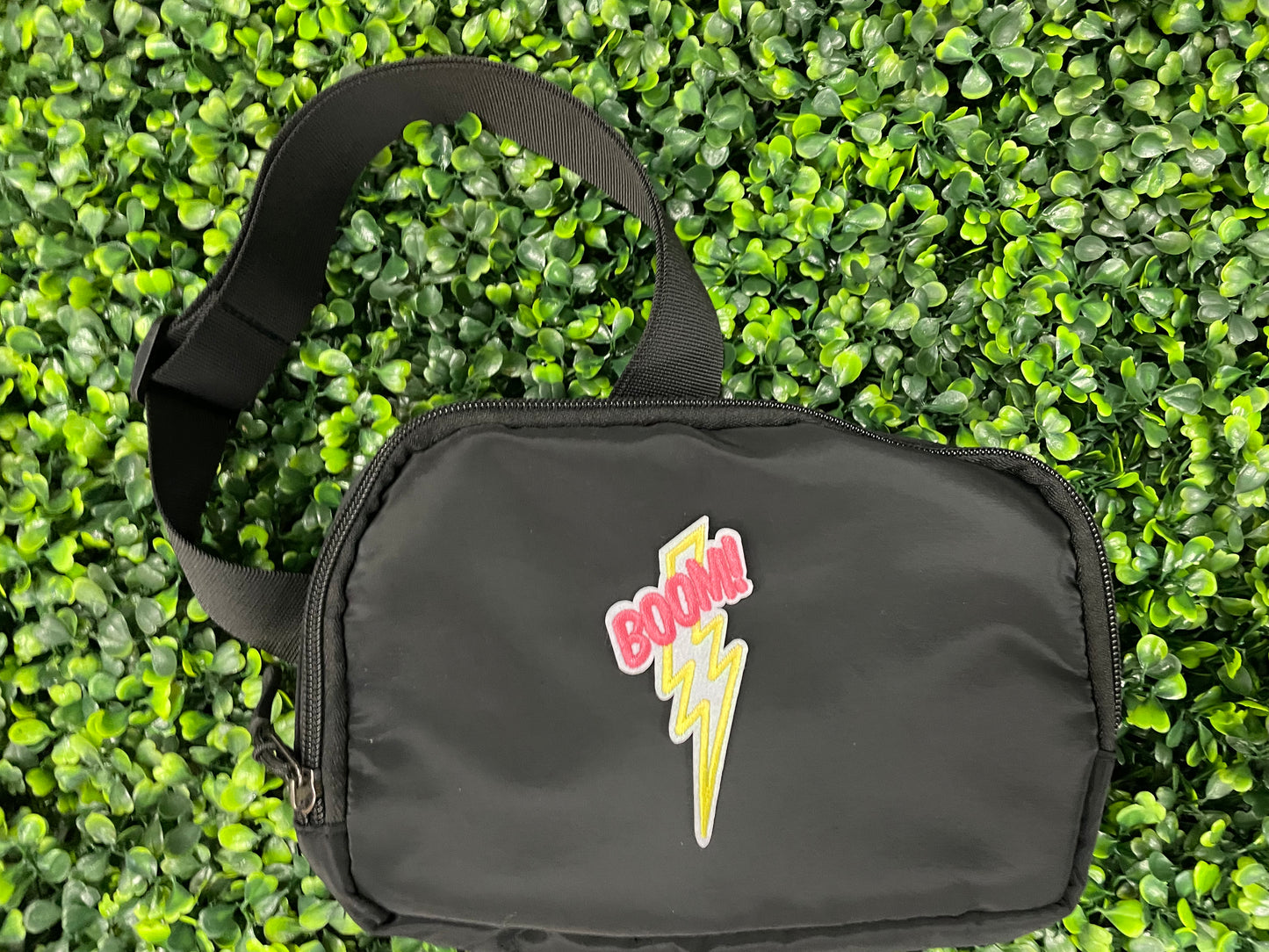 Boom Lightning Bolt Embroidered Patch
