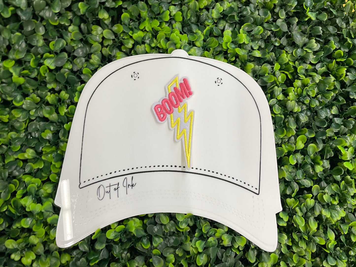 Boom Lightning Bolt Embroidered Patch