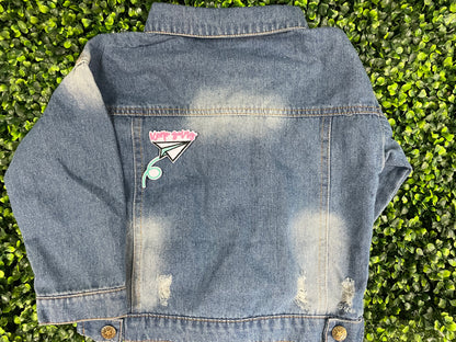 Keep Going Paper Airplane Embroidered Patch