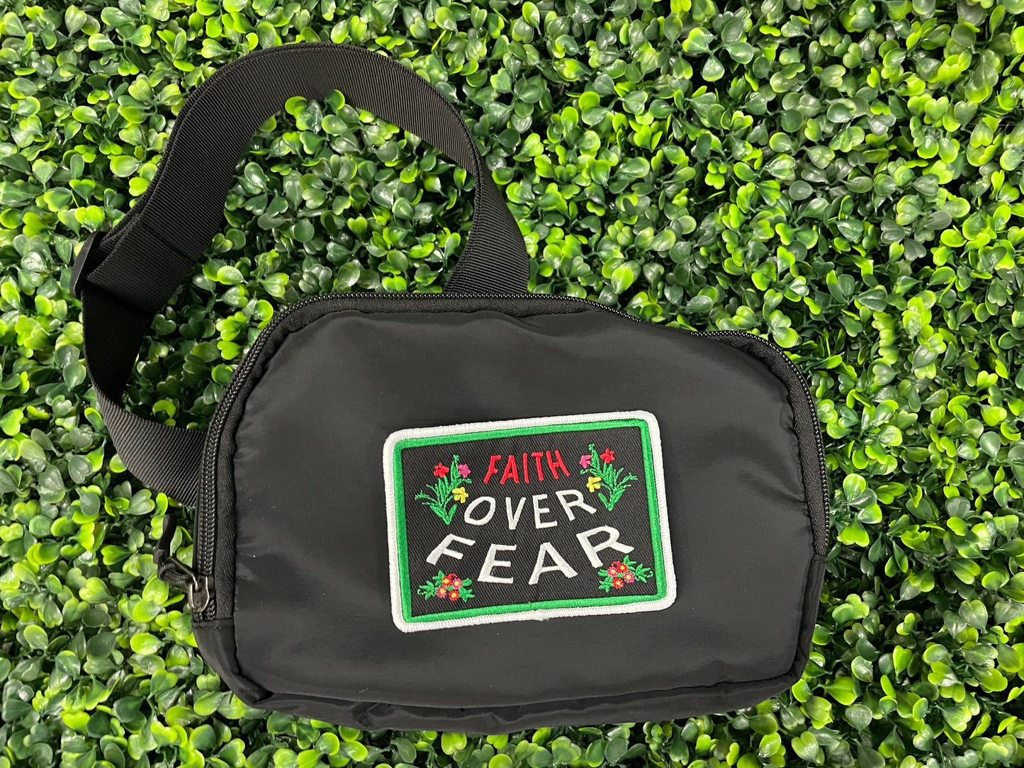 Faith Over Fear Embroidered Patch
